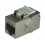 Coupleur RJ45 blindé Cat.6a femelle / femelle compatible format KEYSTONE