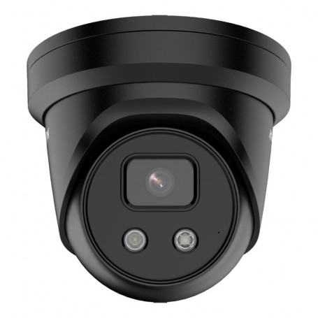 Caméra 4K noire AcuSense alarme sonore et visuelle Hikvision DS-2CD2386G2-ISU/SL vision de nuit 30 mètres Powered by DarkFighter