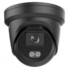 Caméra noire 4MP H265+ ColorVu vision couleur de nuit micro intégré et AcuSense 2.0 Hikvision DS-2CD2347G2-LU(2.8mm)(Black)