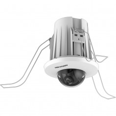 Caméra pour faux plafond 4MP H265+ AcuSense 2.0 et micro intégré Hikvision DS-2CD2E43G2-U