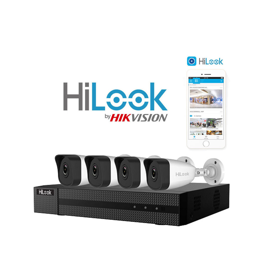 Kit vidéosurveillance 2 caméras réseau Hikvision