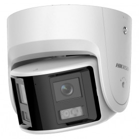 Caméra Hikvision panoramique 180° 6MP h265+ ColorVu et AcuSense 2.0 avec micro et alarme Hikvision DS-2CD2367G2P-LSU/SL