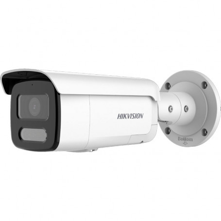 Caméra ColorVu 4MP H265+ micro intégré et défense active Hikvision DS-2CD2T47G2-LSU/SL(2.8mm) vision couleur de nuit 60 mètres