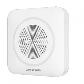 Sirène intérieure sans fil bleu avec intercom Hikvision DS-PS1-II-WE