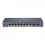 Switch PoE manageable longue distance 10 ports dont 8 ports PoE gigabit + 2 ports fibre Hikvision DS