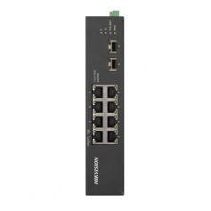 Hikvision DS-3T0510HP-E/HS switch PoE 10 ports dont 6 ports PoE 2 ports Hi-PoE 2 ports fibre