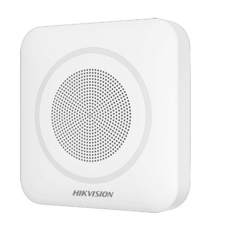 Sirène intérieure sans fil avec intercom Hikvision DS-PS1-II-WE
