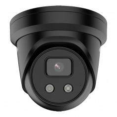 Caméra 4MP avec alarme sonore et visuelle Hikvision DS-2CD2346G2-ISU/SL(Black) vision de nuit 30 mètres Powered by DarkFighter