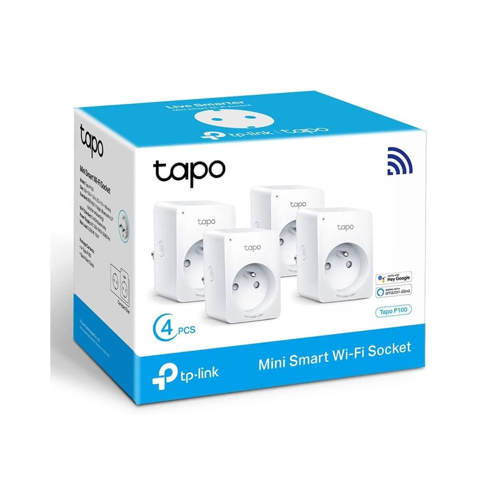 Tp-Link Tapo P100 Mini Prise Bluetooth Blanc
