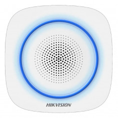 Hikvision DS-PS1-I-WE (BLUE) sirène intérieure sans fil bleue 110 décibels pour alarme Hikvision AX PRO