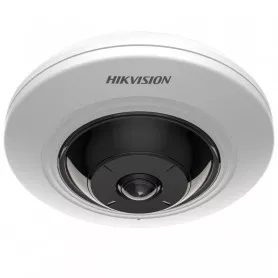 Caméra de sécurité fisheye 180° 5MP H265+ Hikvision DS-2CD3956G2-ISU vision nocturne jusqu'à 8 mètres