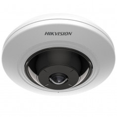 Caméra fisheye 180° 5MP H265+ Hikvision DS-2CD3956G2-ISU vision nocturne jusqu'à 8 mètres