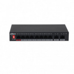 Switch PoE Dahua PFS3010-8ET-96 avec 8 ports et fonctionnalité PoE intelligente