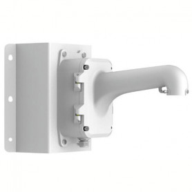 Hikvision DS-1604ZJ-BOX-CORNER-Y support d'angle + boîte de jonction anticorrosion en acier inoxydable pour PTZ Hikvision