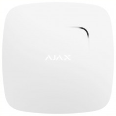Détecteur d'incendie sans fil blanc avec capteur de température Ajax FireProtect Jeweller pour alarme Ajax