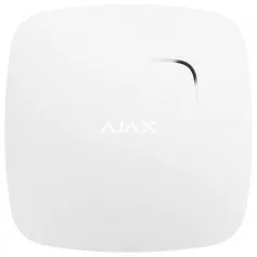 Détecteur d'incendie sans fil blanc avec capteur de température Ajax FireProtect Jeweller pour alarme Ajax