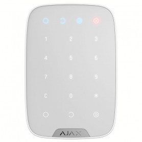 Clavier tactile Ajax Keypad Jeweller blanc