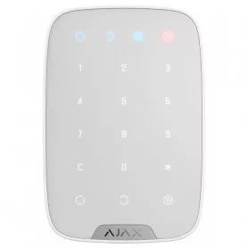 Clavier tactile Ajax Keypad Jeweller blanc