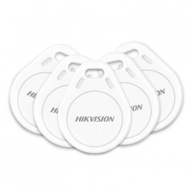 Lot de 5 badges porte-clés Hikvision DS-PT-M1