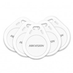 Pack de 5 badges Hikvision DS-PT-M1 badge porte-clés pour alarme et interphone vidéo Hikvision