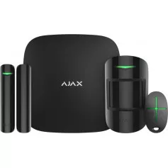 Kit alarme maison sans fil Ajax StarterKit Jeweller noir jusqu'à 100 dispositifs