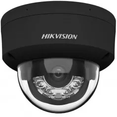Caméra de surveillance 4K noire Hikvision DS-2CD2187G2H-LISU (Black) ColorVu Hybrid Light micro intégré vision de nuit 30 mètres