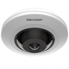 Caméra de sécurité fisheye 180° 5MP H265+ Hikvision DS-2CD3956G2-ISU vision nocturne jusqu'à 8 mètres