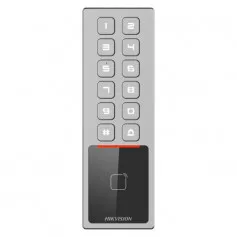 Terminal de contrôle d'accès avec clavier et lecteur de badge Hikvision DS-K1T805MX lecteur de cartes M1 intégré