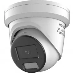 Caméra 4MP avec avec double micro et alarme sonore et visuelle Hikvision DS-2CD2346G2H-IS2U/SL vision de nuit 30 mètres