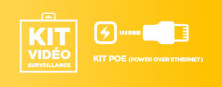 Kit vidéosurveillance PoE