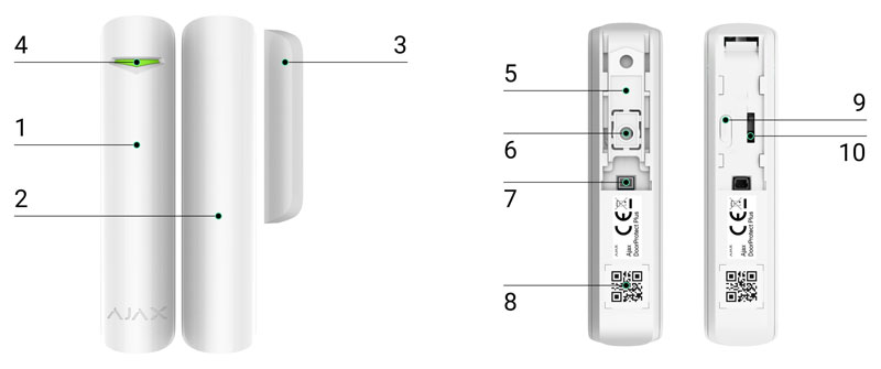 Schema DoorProtect Plus