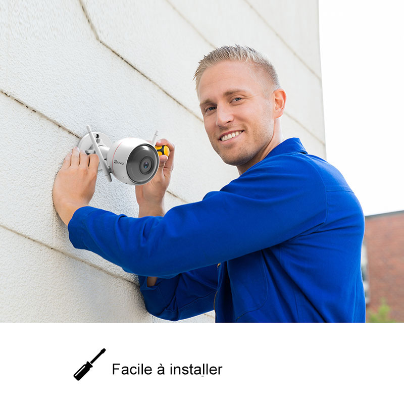 EZVIZ C3W PRO installation exterieur