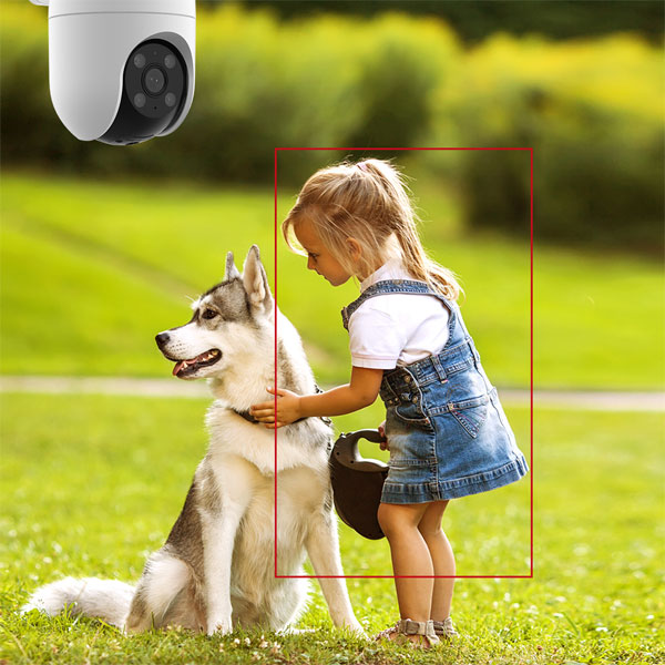 Caméra de surveillance filaire Ezviz H8c extérieure Blanc - Caméra de  surveillance