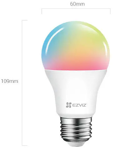 Ampoule connectée à intensité variable EZVIZ LB1 Couleur