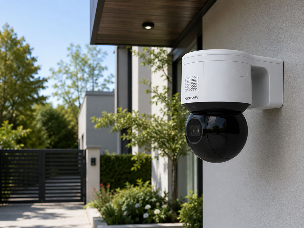 Surveillance maison avec caméra Hikvision DS-2DE3A404IWG-E/W