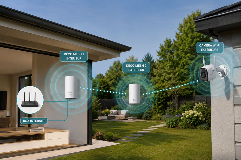 Illustration TP-Link Deco X50-Outdoor