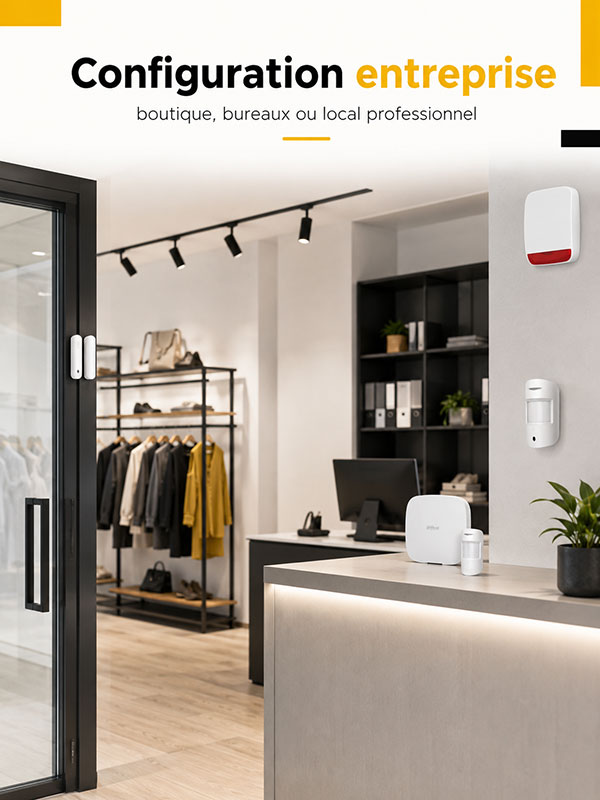 Alarme commerce sans fil