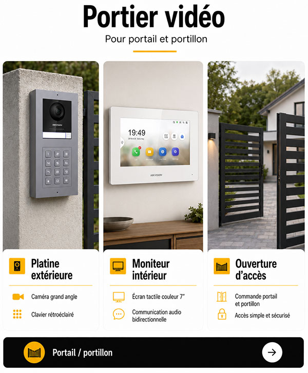 Portier vidéo Hikvision