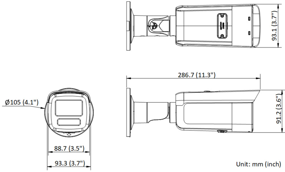 Schéma DS-2CD2T87G2H-LISU/SL