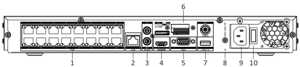 Schéma DS-7616NXI-I2/16P/S
