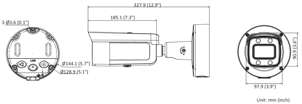 Schéma Hikvision DS-2CD2647G2-LZS