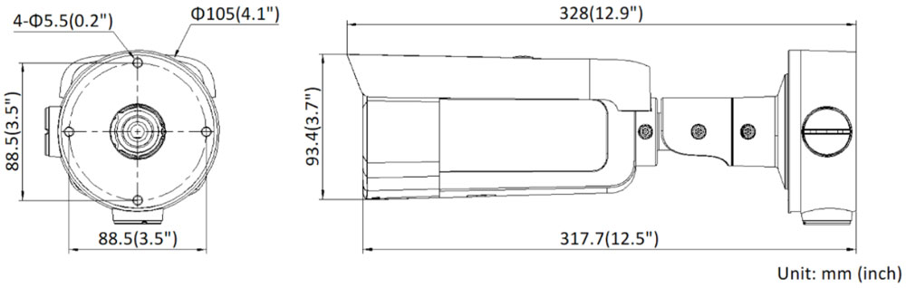 Schéma DS-2CD3B46G2T-IZHSY 8-32mm