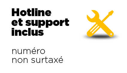 Hotline et support inclus