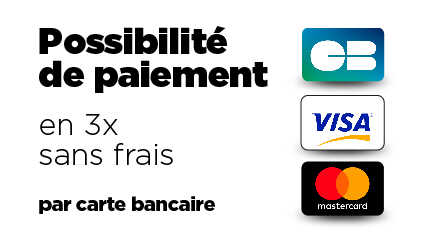 Paiement en 3x sans frais