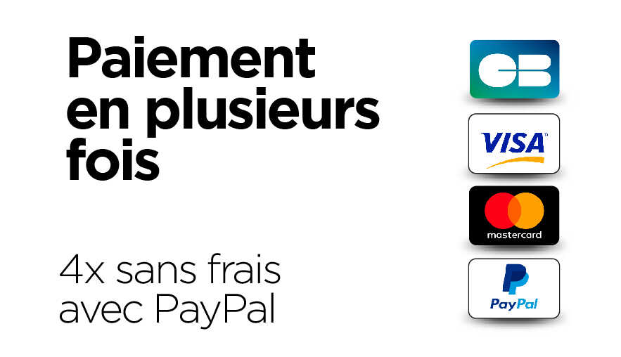 Paiement en 4 fois sans frais