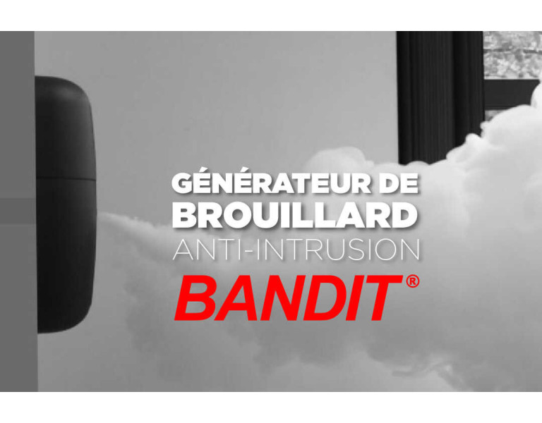 Générateur de brouillard anti-intrusion Bandit : protéger son commerce et sa maison en quelques secondes