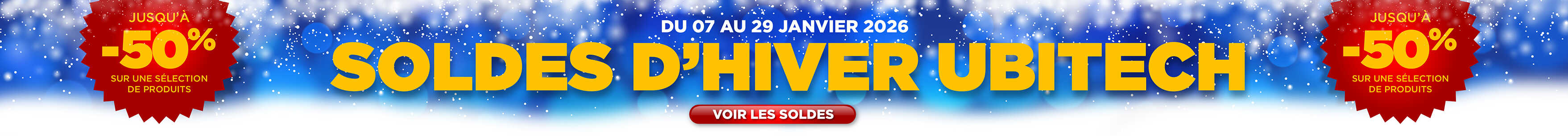 C'est les soldes d'hiver chez Ubitech !